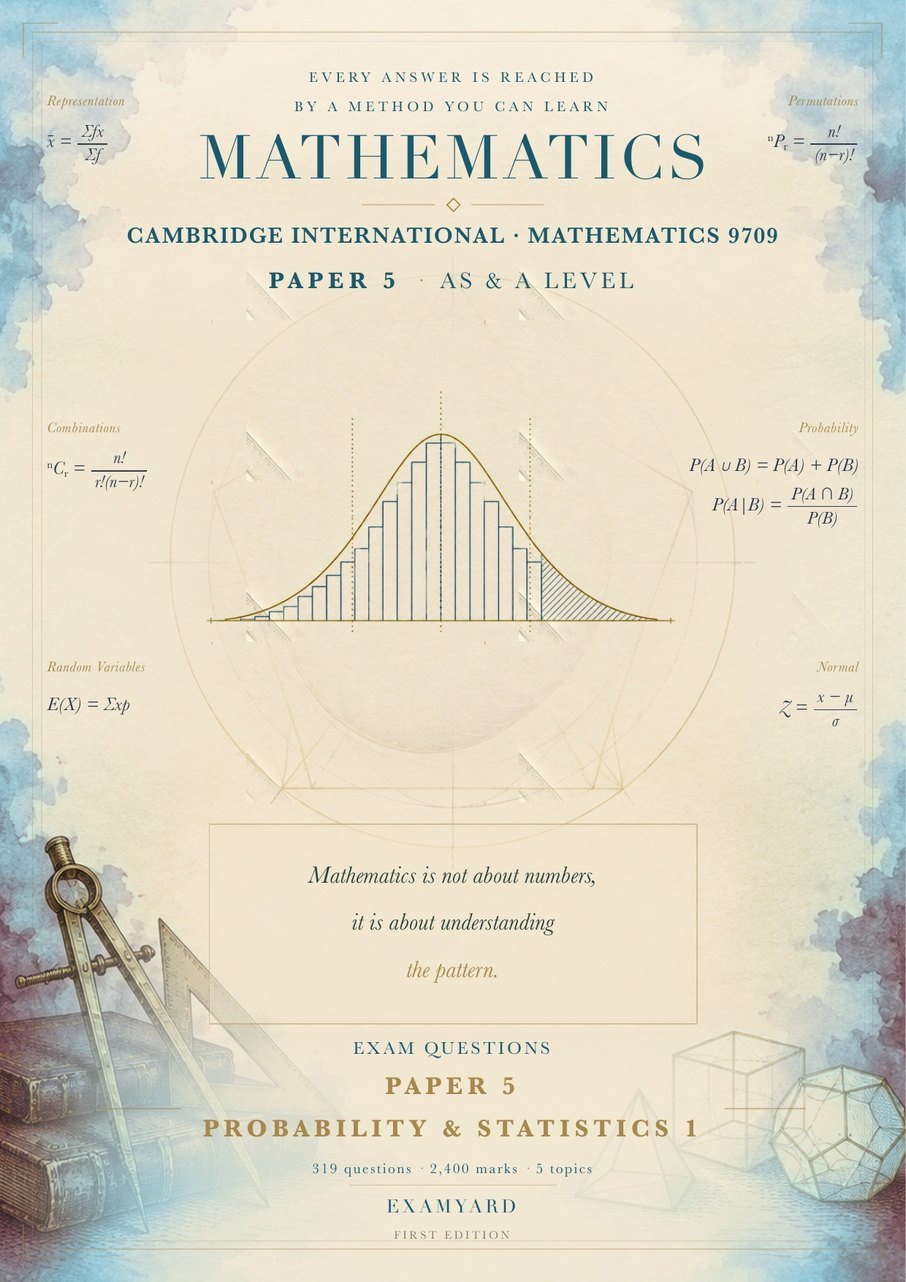 Mathematics 9709 — Paper 5 · Probability & Statistics 1